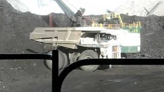 Shovel loading coal at Jacobs Ranch Mine