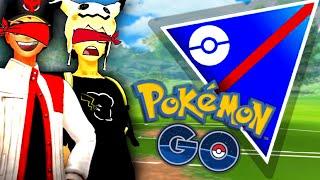 WE WON OUR GREAT LEAGUE BATTLES....BLINDFOLDED!! | Pokémon Go Battle League