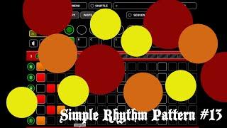 Simple Rhythm Pattern #13, no talking. 200 preset drum kits from the Nord Drum P3.