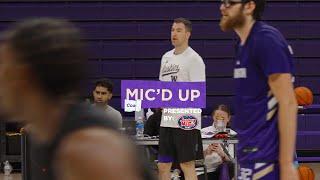 Danny Sprinkle Mic'd Up for Huskies’ First Official Practice