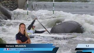 Doriane Delassus / Canoe Semi-Final / 2024 ICF Canoe Slalom World Cup La Seu Spain