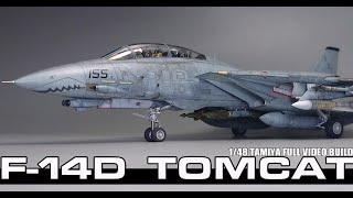 1/48 F-14D TOMCAT full video build Tamiya