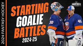 2024-25 Fantasy Hockey - Starting Goalie Battles - Fantasy Hockey Advice