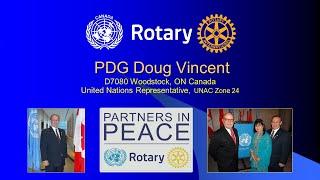 Rotary & United Nations, Formation History by Doug Vincent