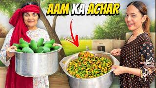 Relatives ke Sath Mill kar ACHAR Banaya|Zainab ke New Kaprun ki Unboxing|Sistrology