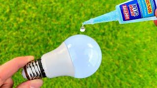 Why is it not Patented? Drop Super Glue on the LED Bulb and you will be Amazed!