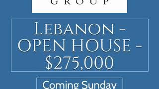 Lebanon - OPEN HOUSE - $275,000