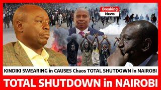 Total SHUTDOWN in Nairobi‼️No GACHAGUA No RUTO angry KIKUYUS DEMOSTRATE Against  KINDIKI swearing