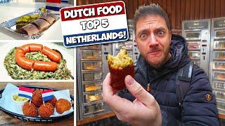 TOP 5 Must Try DUTCH FOOD in the Netherlands! (First Time Guide)