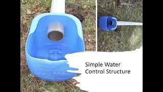 Construction Wetlands - Water Control Structures and Spillways