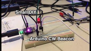 Arduino CW Beacon Proof of Concept for Foxhunting, Propagation Testing