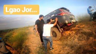 Toyota Fortuner winched by Thar |  Scorpio | Jaipur Rajasthan