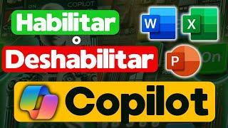 Activa o Desactiva COPILOT en Excel, Word y más ¡En Segundos!