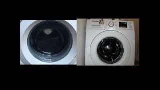 Spin race: Samsung WF80 vs Bush F621QW (@washinglad1400)