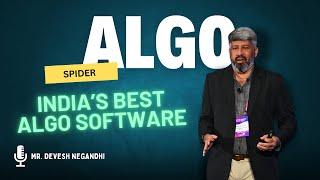 Introducing India's ALGO TRADING SOFTWARE - SPIDER ALGO | GOAL | SPIDER SOFTWARE