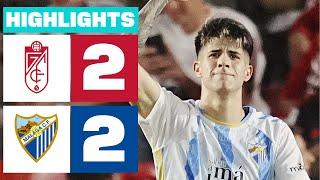 GRANADA CF 2 - 2 MÁLAGA CF | HIGHLIGHTS LALIGA HYPERMOTION