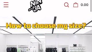 How to choose clothing size on Ninjahype? How does clothing fits?