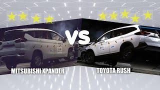 UJI TABRAK TOYOTA RUSH VS MITSUBISHI XPANDER | TEST CRASH