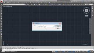 AutoCAD 2016 Classic Workspace Manual Settings