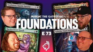 EPIC MTG Foundations Commander | Tinybones VS Alesha VS Aphelia VS Hurska