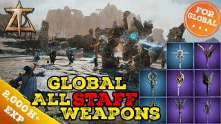 All Staff Weapons How to Get and which is the best - Throne and Liberty Staff build