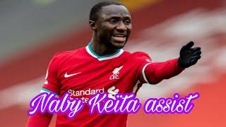 Naby keita assist  vs Guinea  bissau #Liverpool