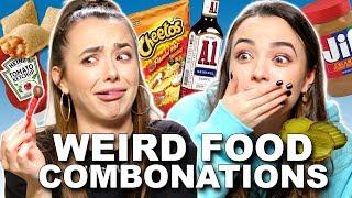 WEIRD Food Combinations People Love  - Merrell Twins