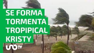 Tormenta Kristy se forma frente a Guerrero y Michoacán; podría ser huracán el miércoles