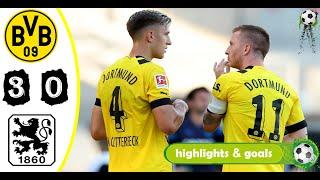 borussia dortmund vs munich 1860 hightlights & Goals full match  29/7/2022