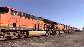 Railfanning in Norman, OK with BNSF Greinstein and 2 Airplane Parts cars