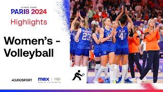 Turkey vs Netherlands Women's Volleyball Preliminary Round Highlights | #Paris2024