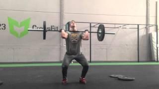 Clean + dip and split paused jerk by Adrian Mundwiler