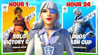 I Played 24 Hours of Fortnite Tournaments!