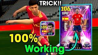 Trick To Get 106 Rated Show Time Rodri In World Player Of The Year 2024 | eFootball 2025 Mobile