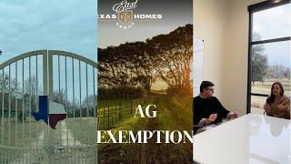 Agricultural (Ag) Exemption - Tyler, TX