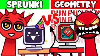 Incredibox Sprunki But It's Geometry Dash | New Mod | - Normal VS Horror All Characters Comparison