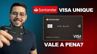 Meu novo cartão de Crédito do Santander | Unique Visa Infinite