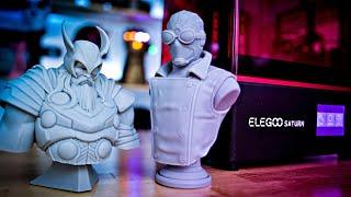 Elegoo Saturn - 4k Mono Screen Resin 3D Printer! Initial Impressions