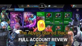 FULL ACCOUNT REVIEW OF AVI GAMING HUB - MCOC - THE LEGENDARY ROSTER MCOC - Beyond god tier champions