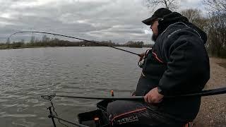 CARP AT BARSTON LAKES ON THE FEEDER ROD -  RAW MATCH FOOTAGE FROM BAGUPTV