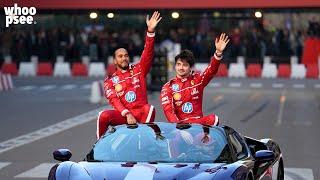 #Milano si colora di Rosso #Ferrari: #Hamilton e #Leclerc danno spettacolo in città