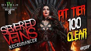 Season 8 Pit 100 Clear - Severed Veins Necromancer