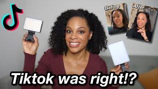 Trying Tiktok Viral Portable Light Clips |  Way BETTER than a RING LIGHT | Best Tech Gift?