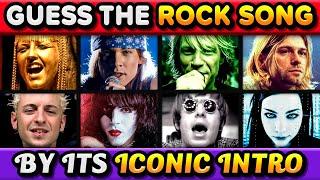 Guess the ROCK SONG by its Iconic Intro, Most Popular Rock Songs! | Music Quiz