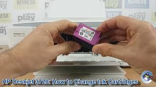 HP Deskjet 3720: How to Change/Replace Ink Cartridges