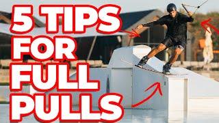 How to Stay On Rails - Full Pull Every Time with 5 Simple Steps | Wakeboarding Tutorial