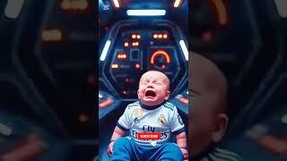 Little Ronaldo’s Space Adventure  | Lost in Space, Found His Way Home #spacemob #baby  #shorts #ai
