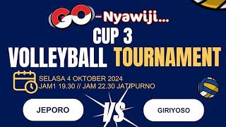  LIVE STREAMING VOLLEYBALL TURNAMEN GO NYAWIJI CUP 3 2024 DSN BLIMBING JEPORO VS GIRIYOSO