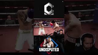 Flawless Weave Under Knockdown On Undisputed! #boxing #undisputedboxinggame #undisputed #gaming