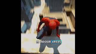What happens if you crawl on the walls in all Spiderman games #shorts #spiderman #videogames